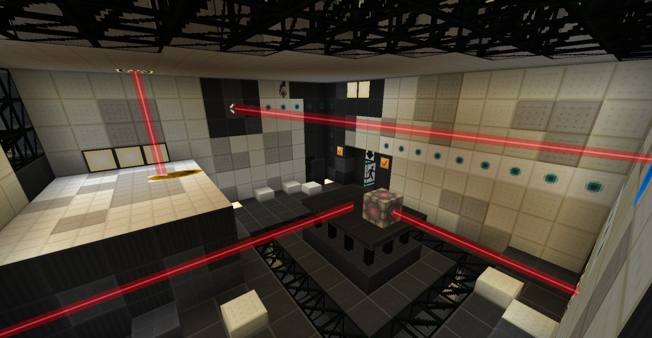 Карта portal 2 minecraft